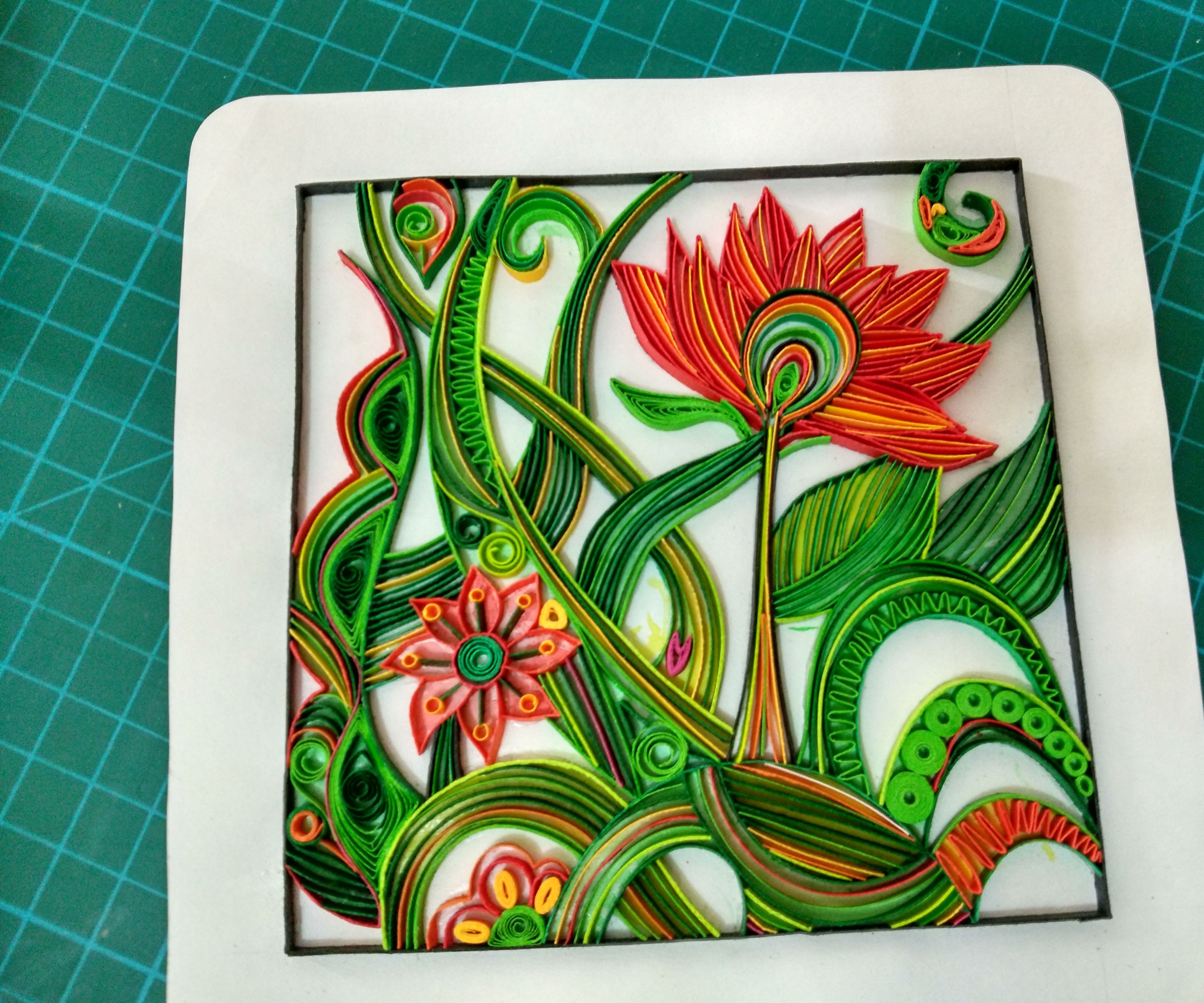 Quilled Floral Design