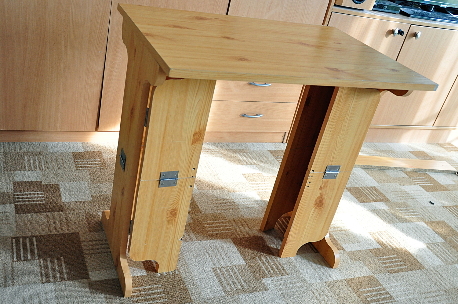 Foldable Table, Recycling of Old Table