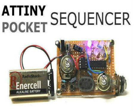 Attiny Pocket Sequencer