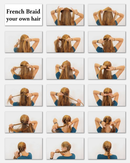 How to French Braid Your Own Hair