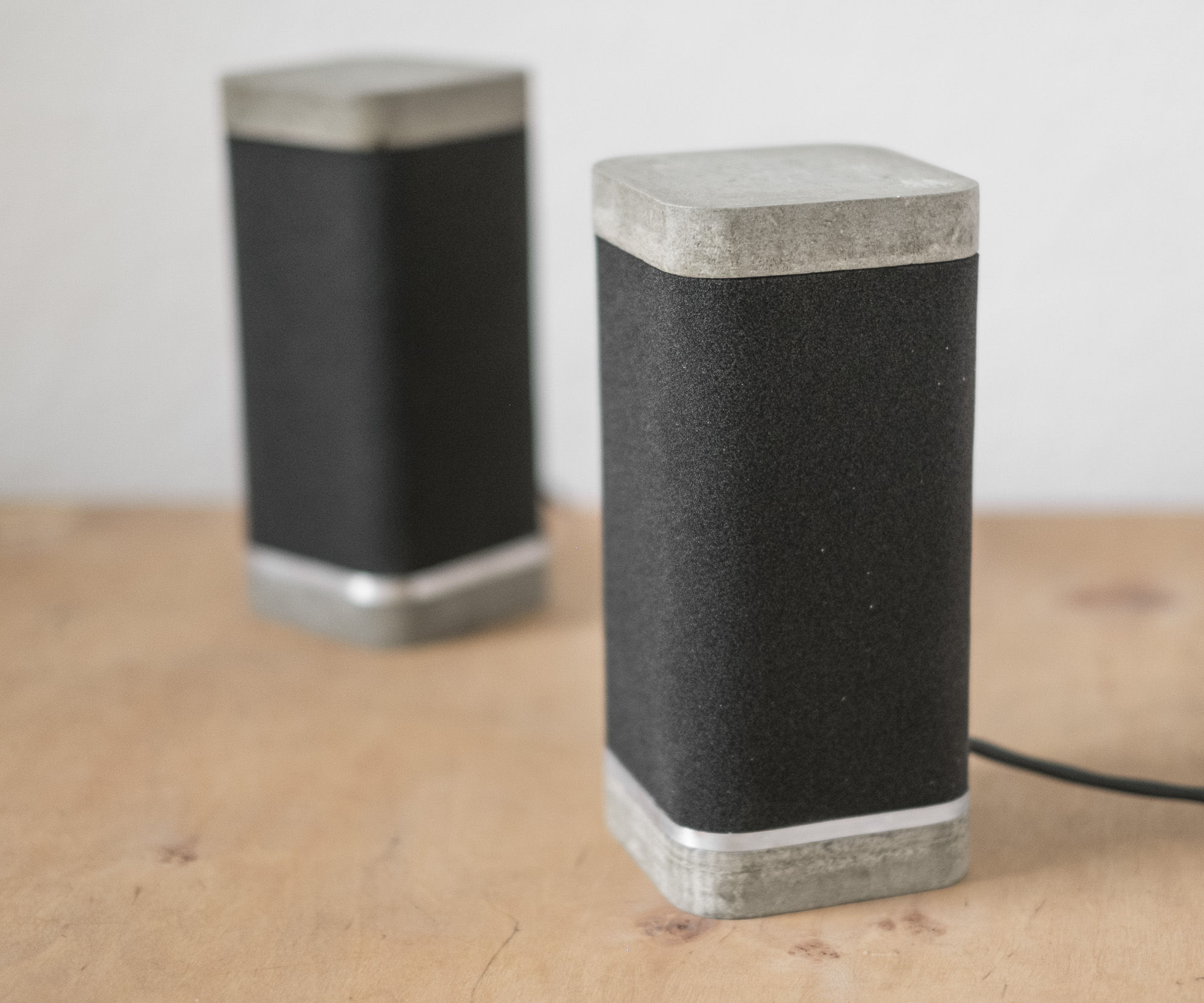 Logitech X-230 Concrete Speaker Mod