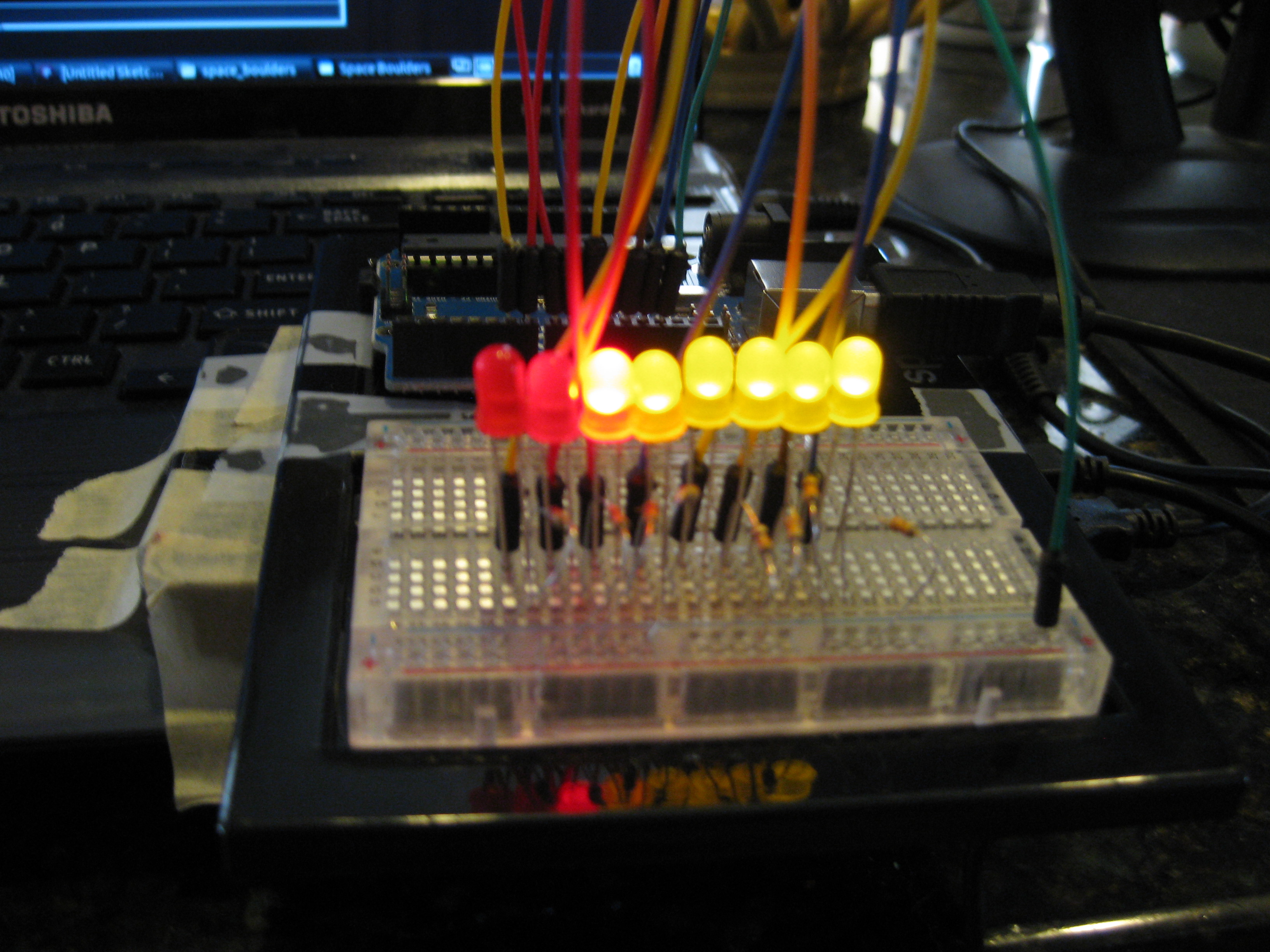 Visual Computer Stress Meter- Arduino