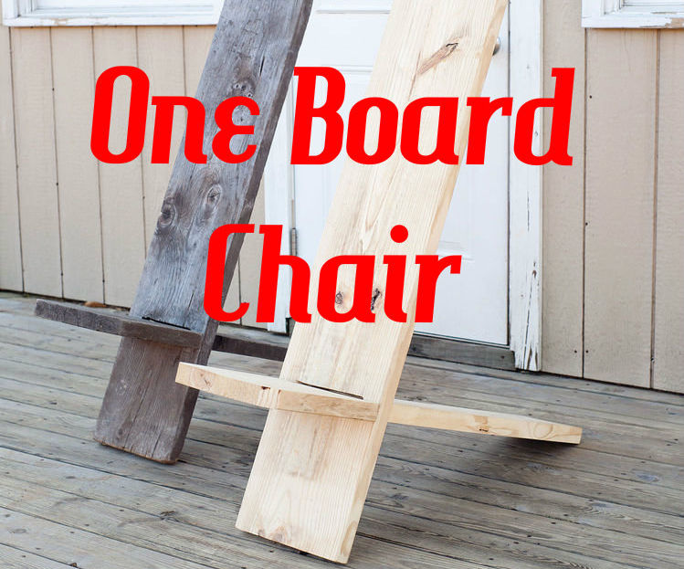 One Board Minimalist Chair