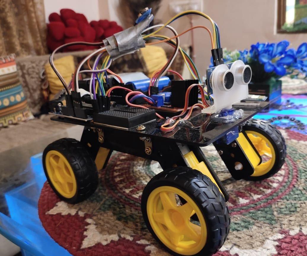 Mobile Controlled Obstacle Avoidance Car