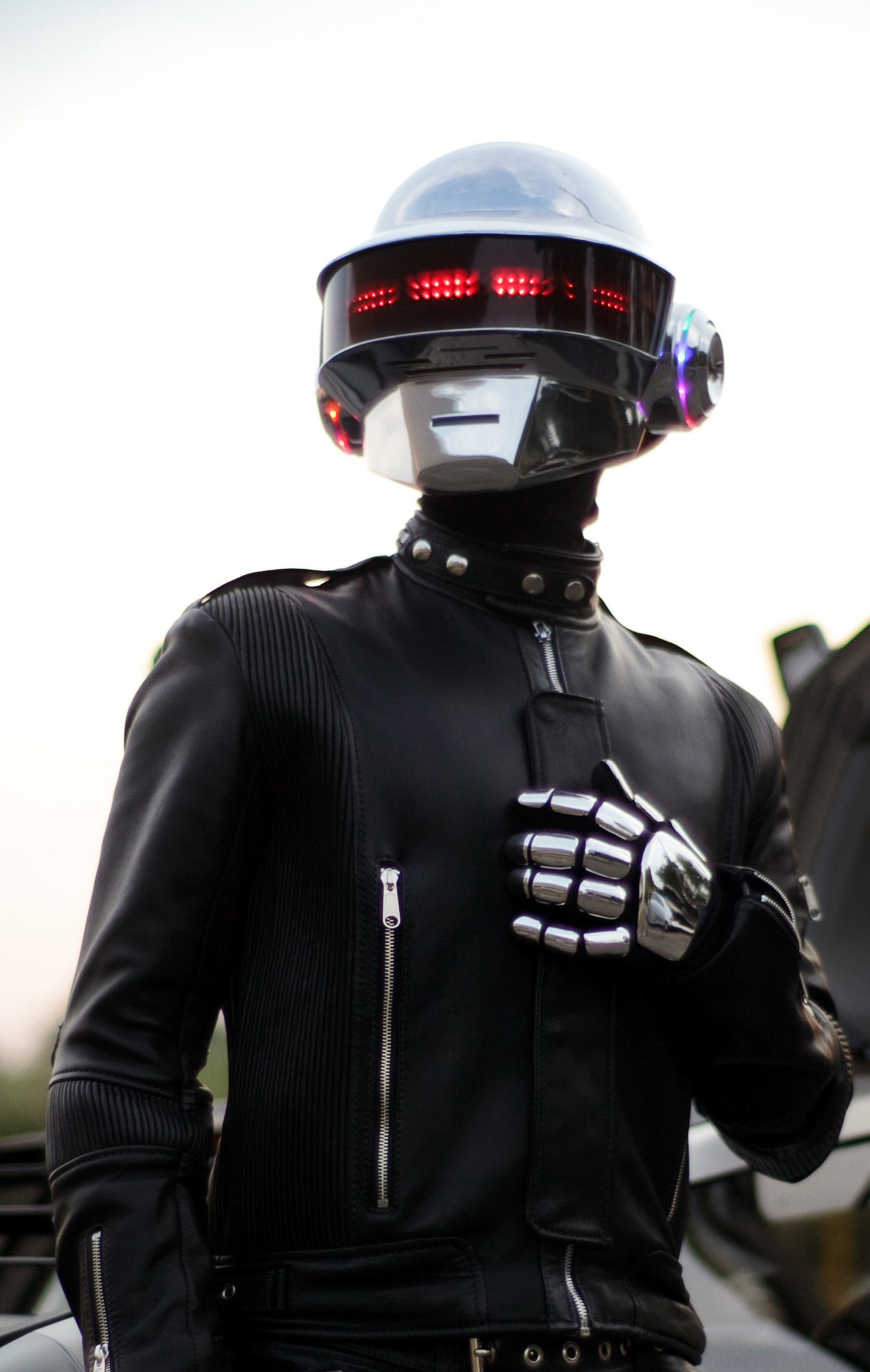 Building a Daft Punk Helmet With Programmable LED Display