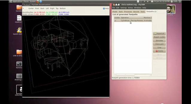 Open Source CNC Toolpathing Workflow