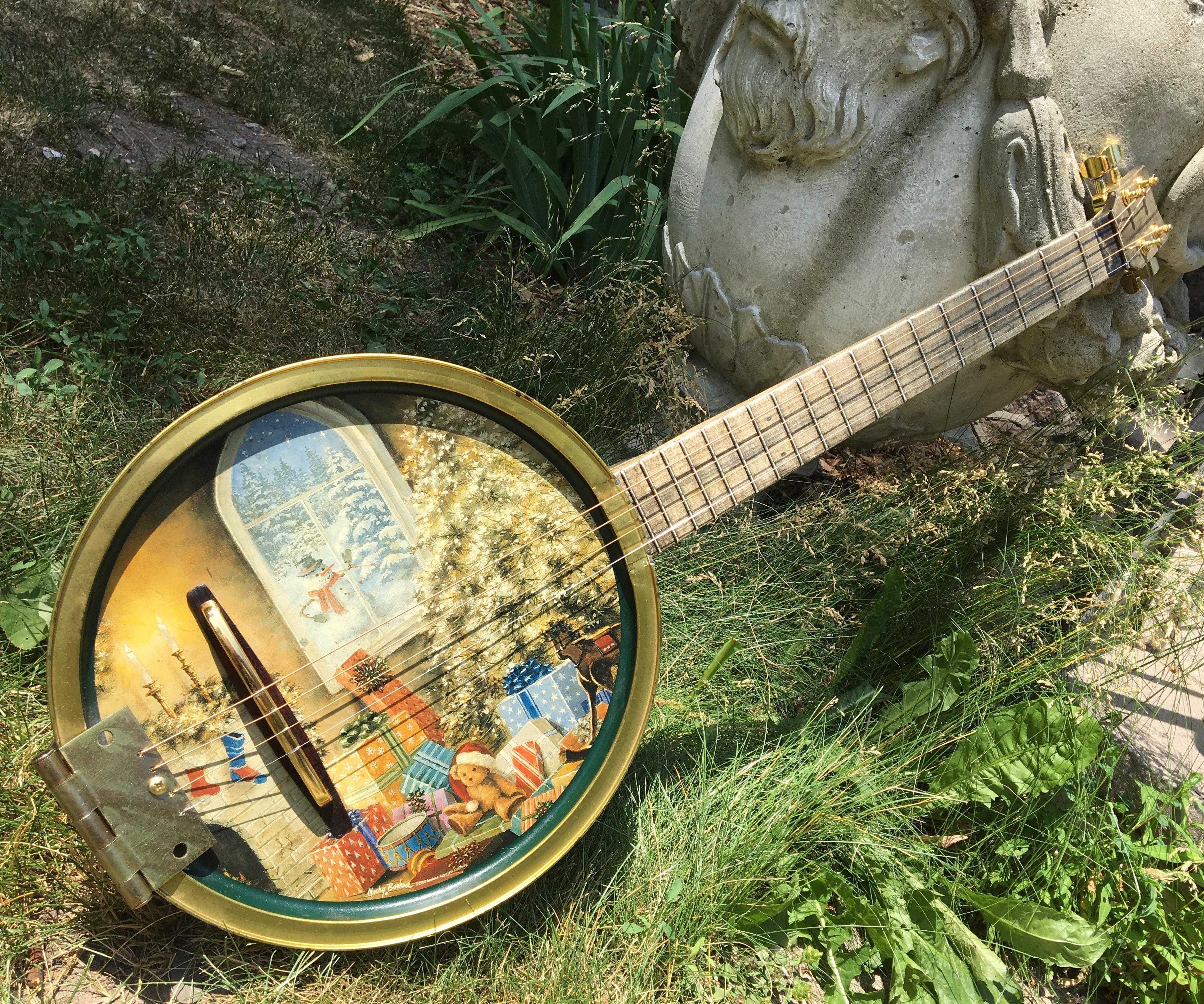 How to Build a Cookie-Tin Guitar 