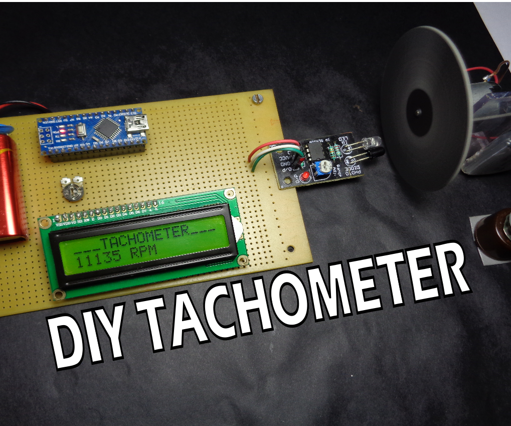 How to Make Arduino Based Digital Tachometer Simple DIY Tutorial