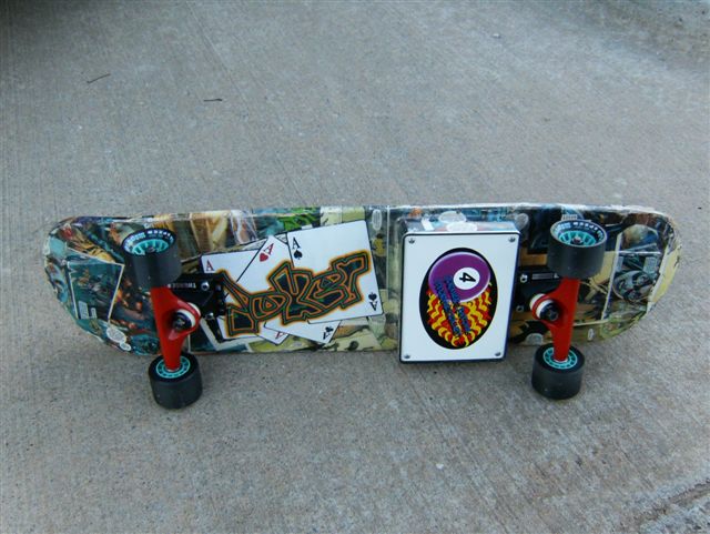 Skateboard With PIC Microcontroller and LEDs