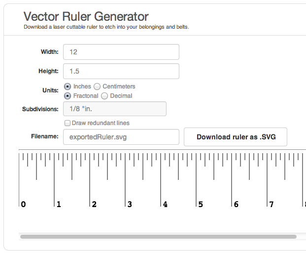 How to Make a Ruler or Tape Measure With a Printer or Laser Cutter 