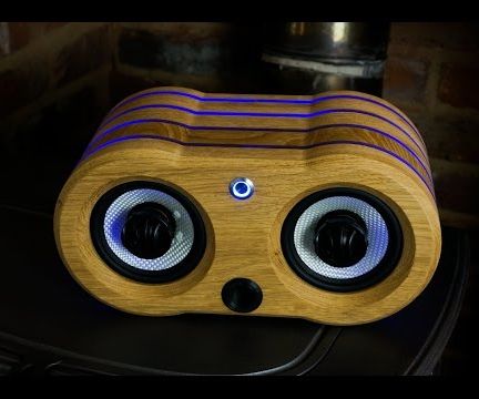 Making an LED Illuminated Oak Bluetooth Speaker