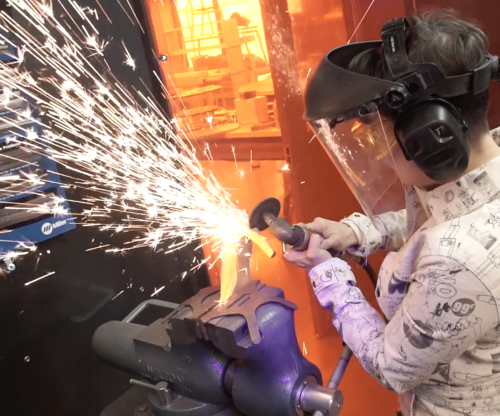 How to Cut the Heel Off a High Heeled Shoe (as Demonstrated by Artist Mary Elizabeth Yarbrough @ Pier 9, Autodesk)