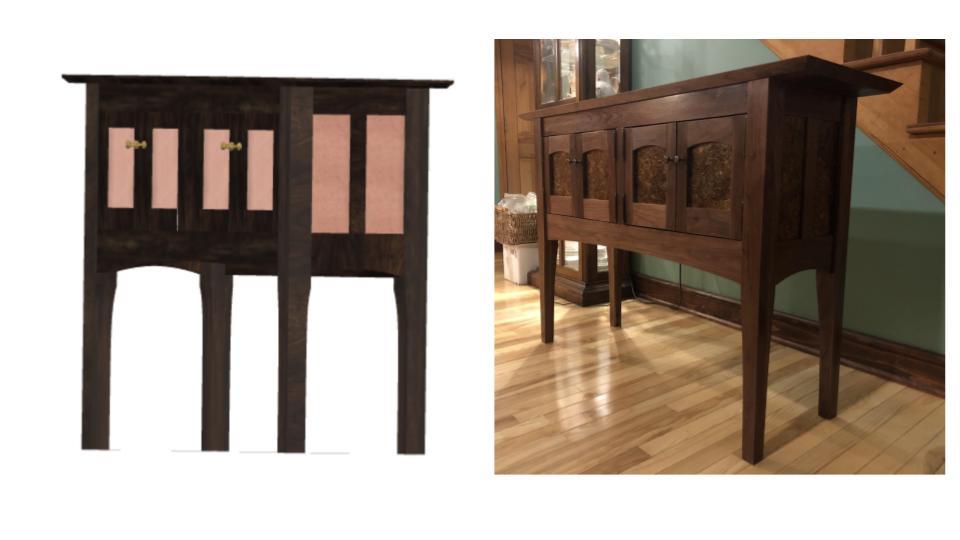 From Design to Dining Room: Building a Black Walnut and Mica Sideboard With Fusion360