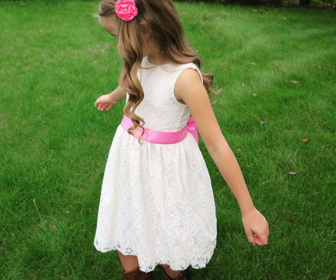 Easy DIY Flower Girl Dress