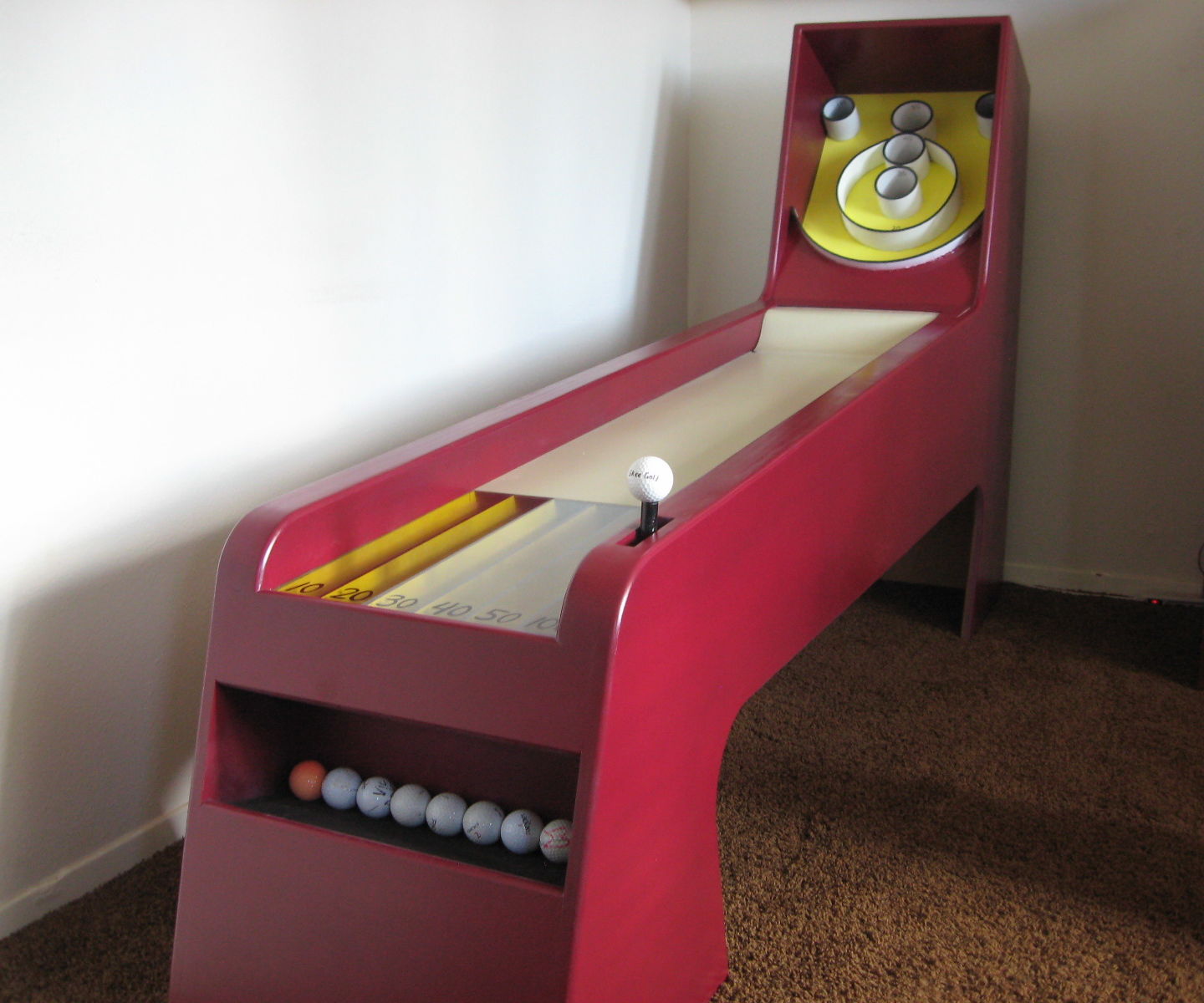 Homemade Skeeball Game