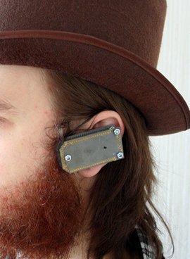 Steampunk Bluetooth Headset