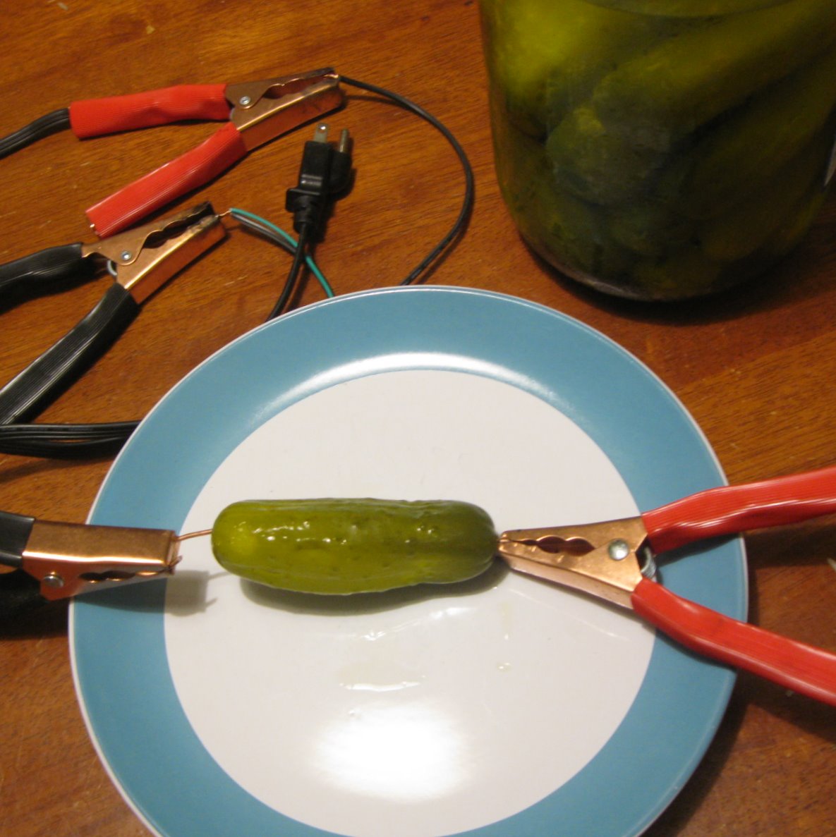 Electric Pickle Lamp