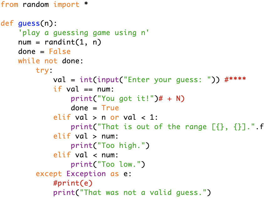 Python Guessing Game