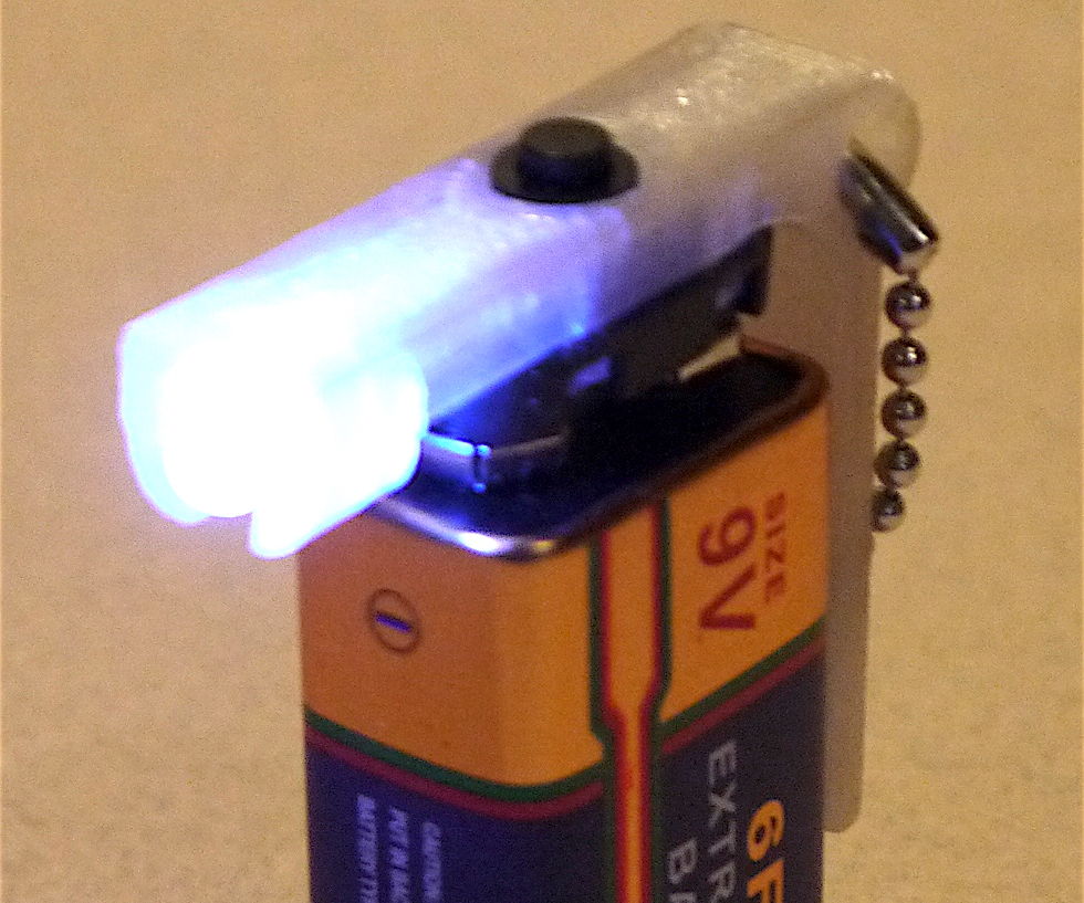 9V LED Flashlight