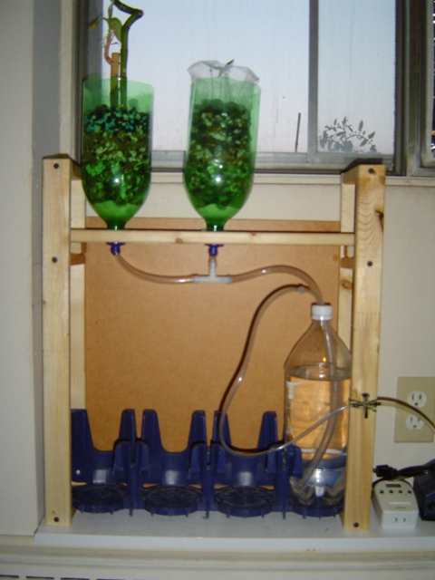 Expandable Hydroponics System From Junk - Flood and Drain