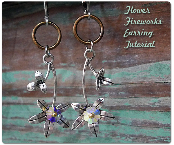 Flower Fireworks Earring