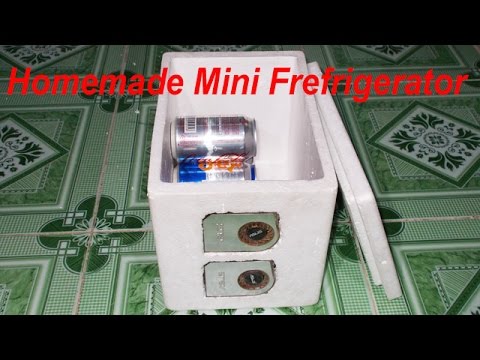 Homemade Fridge Frefrigerator Chiller Air Conditioner 2 Peltier Cooler Free Energy Thermoelectric DI