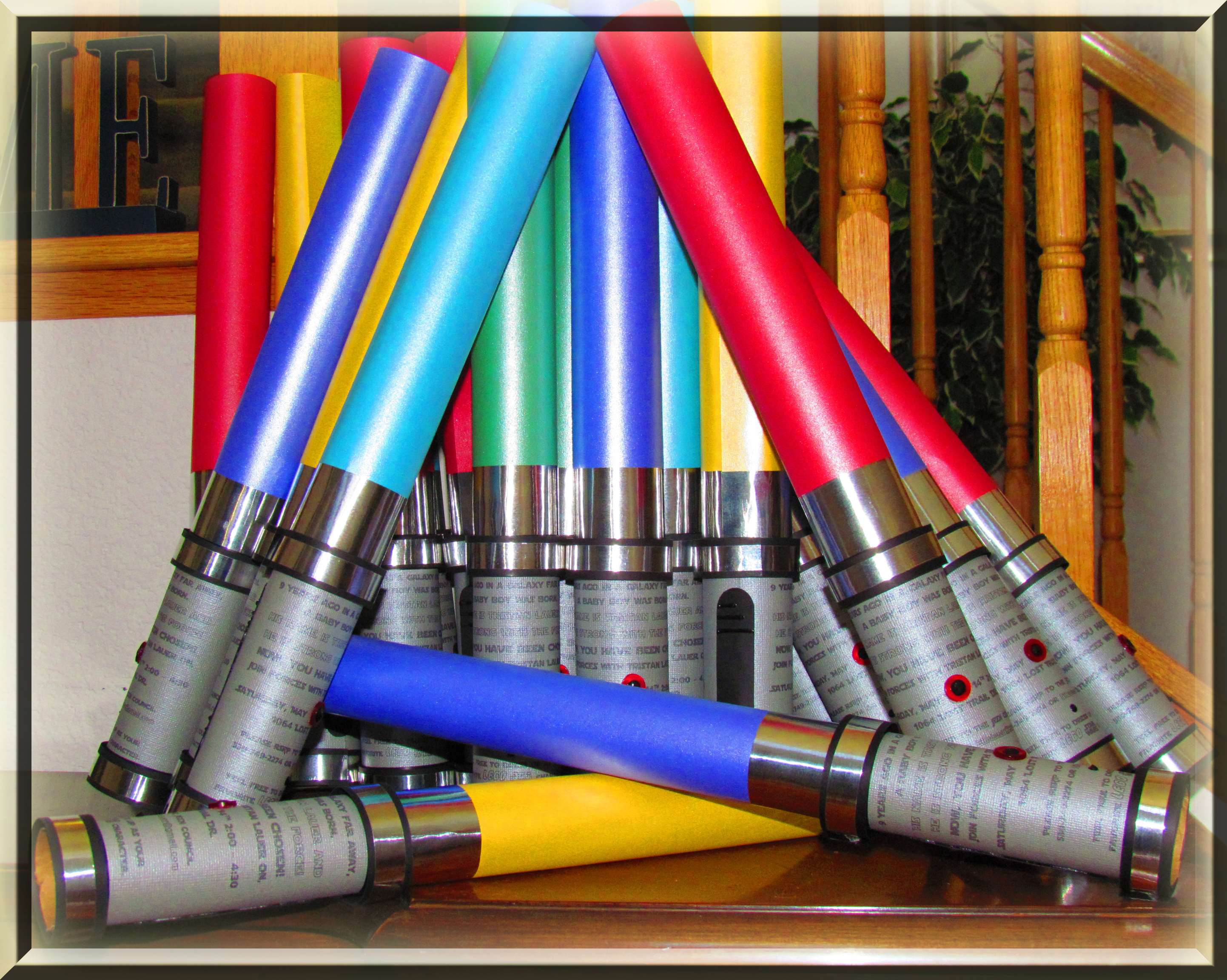 StarWars Lightsaber Party Invitations