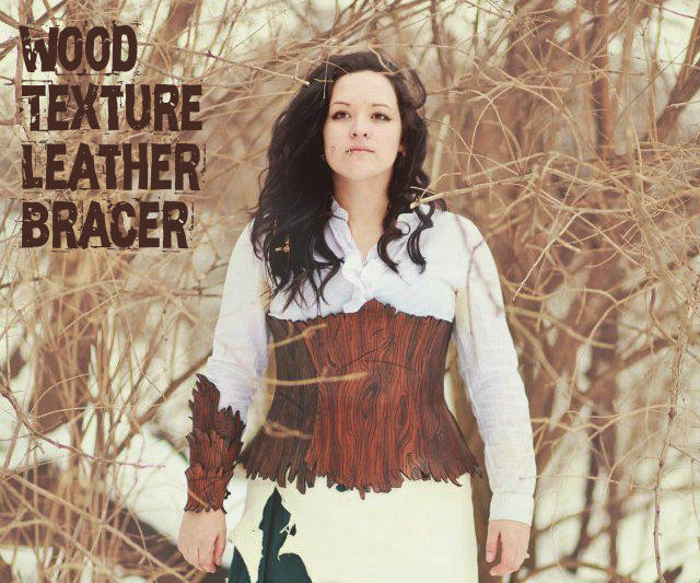 Wood Texture Leather Bracer Tutorial