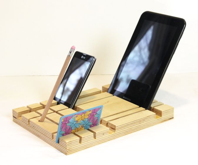 DIY Tablet & IPhone Organizer