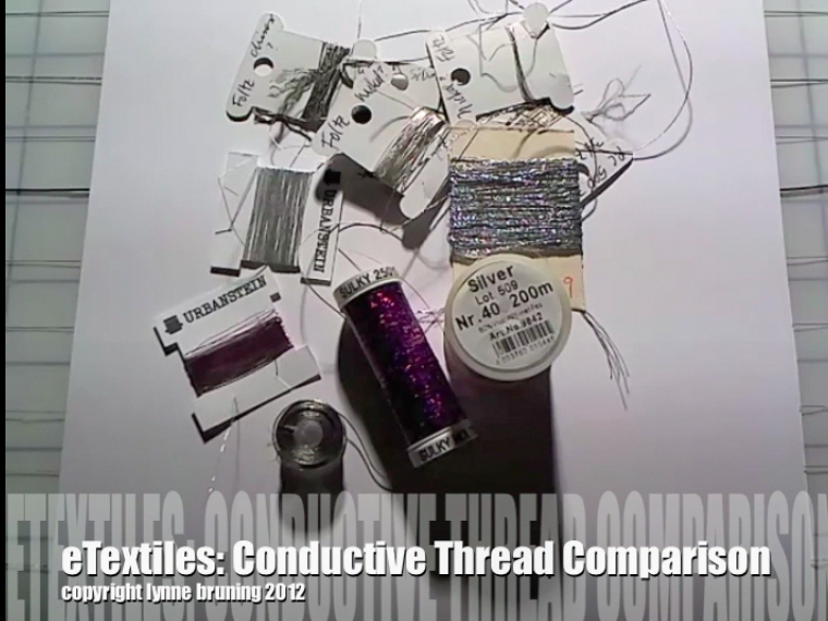 Conductive Thread Comparison V2 24 January 2012