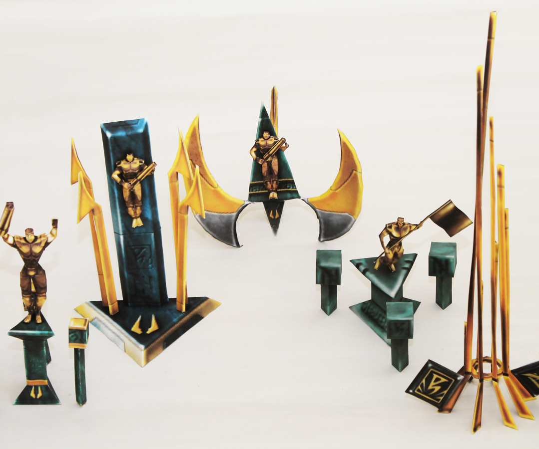 UT Trophies Papercraft