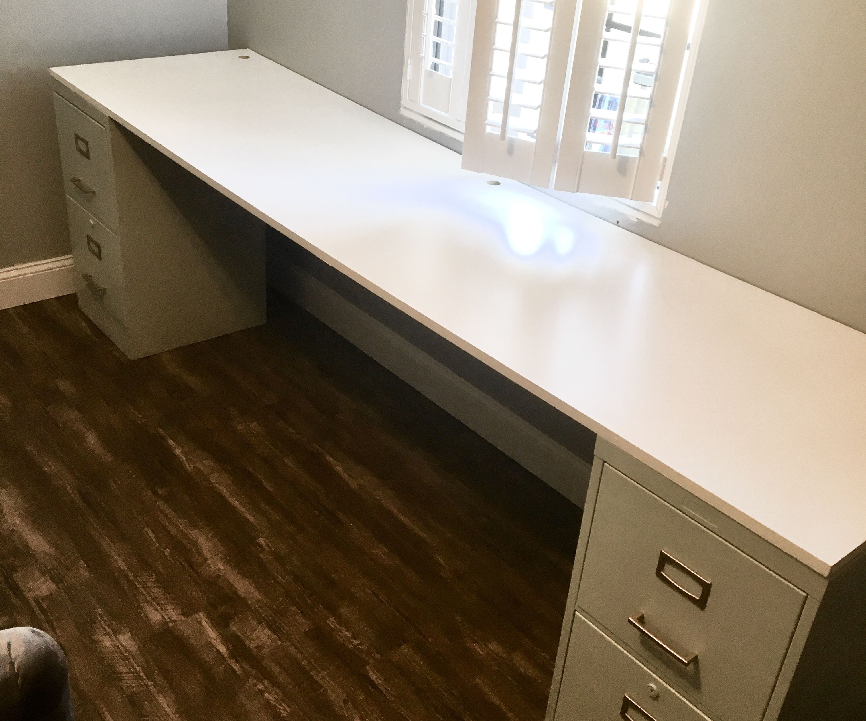File Cabinet Desk Revamp 