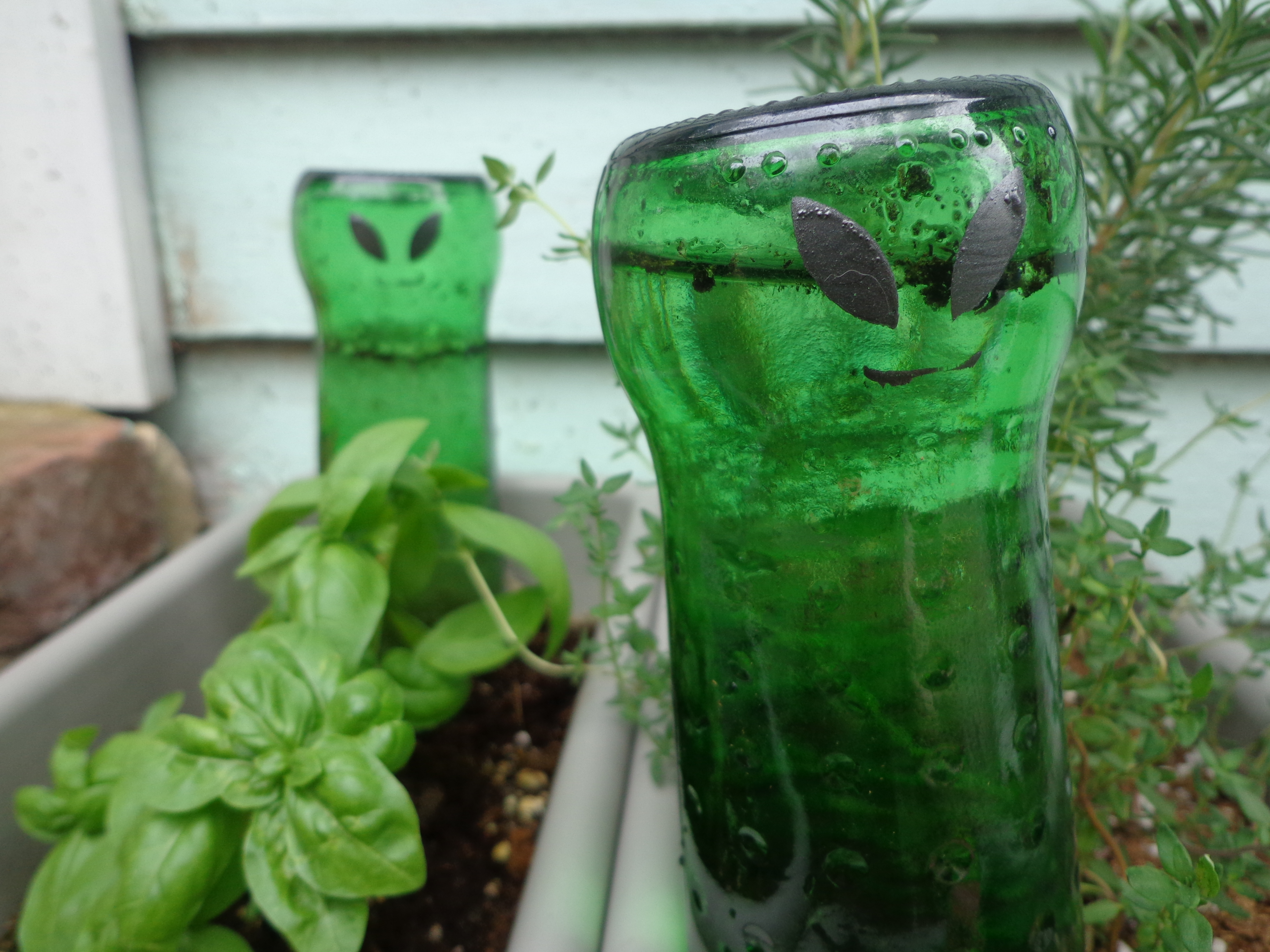 Upcycled Auto-Watering Garden Aliens