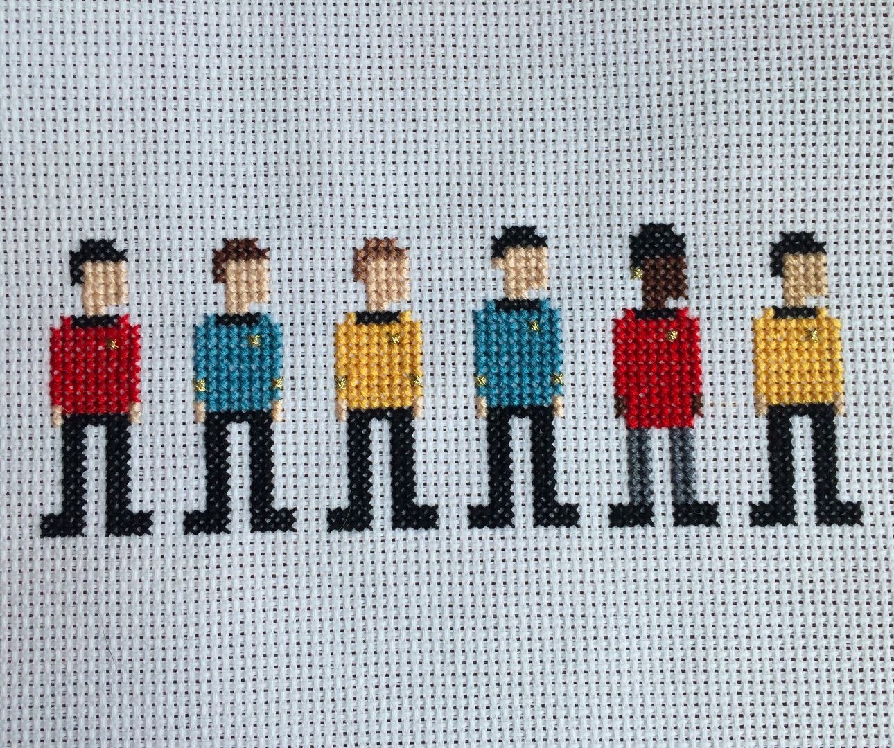 Star Trek Cross Stitch: the Original Series Crew