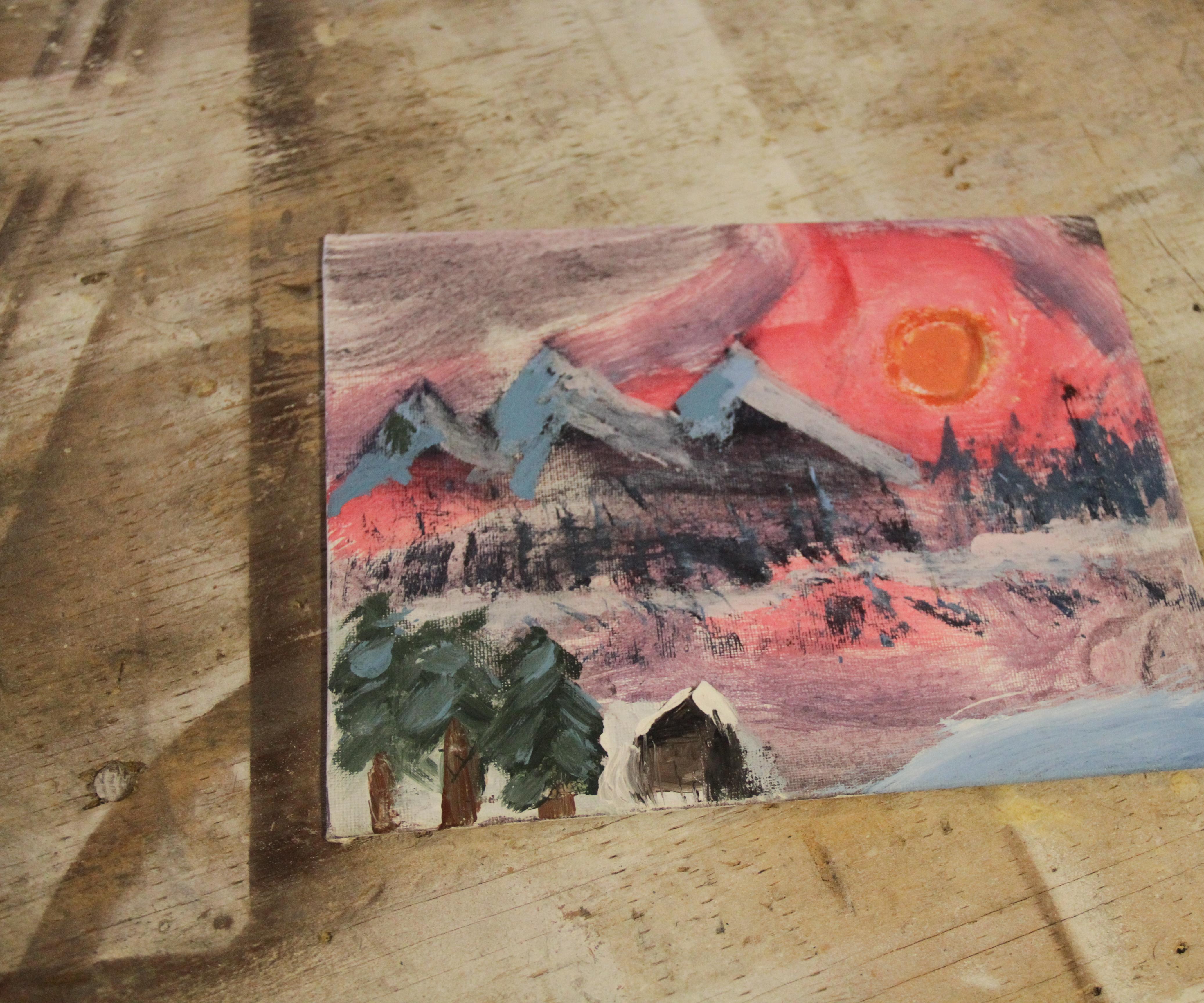 Scrap Wood Art Frame