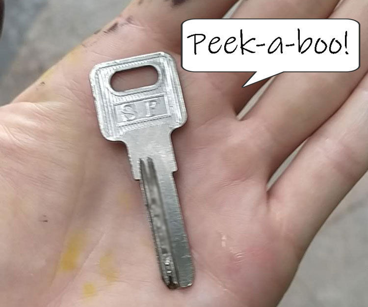 How to Hide Your Door Key, Mistakes and Embarrassment. AKA Don't Ruin the Wife's Hatstand.