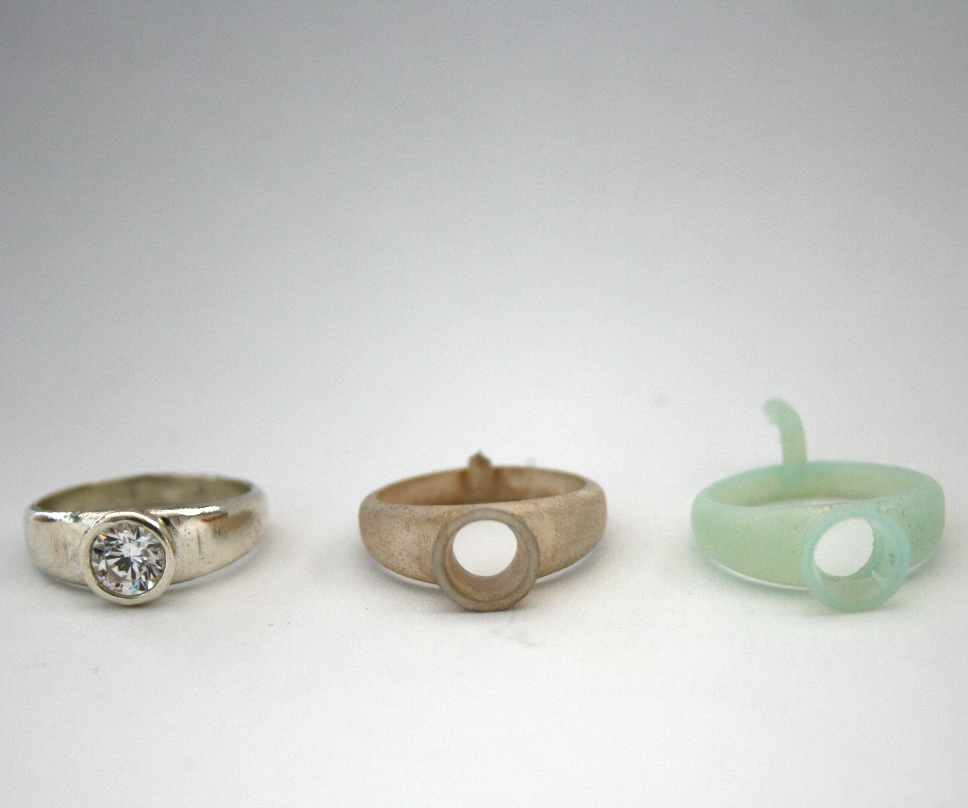 Casting From Autodesk Ember Printer - Design/Print (DWS550)-Ring 