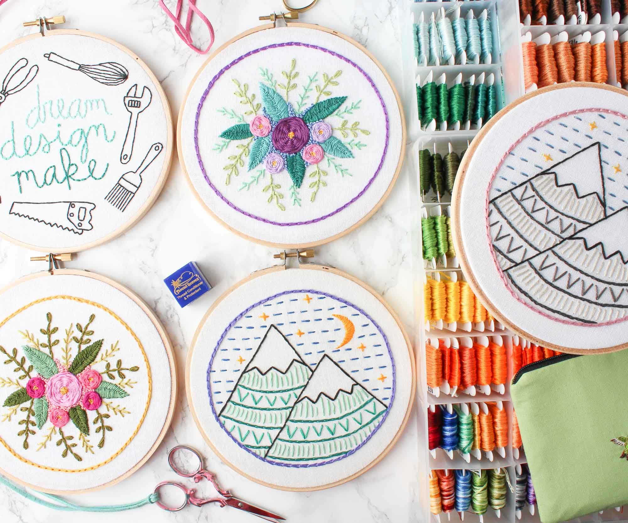 Tips for Embroidering + What to Embroider Next 