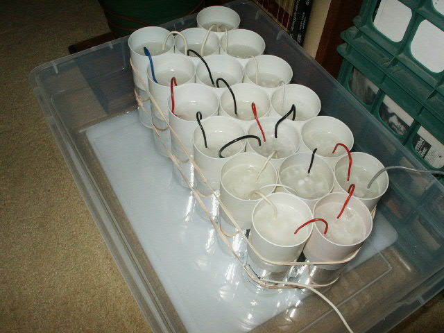 Leyden Jar Array for Tesla Coils