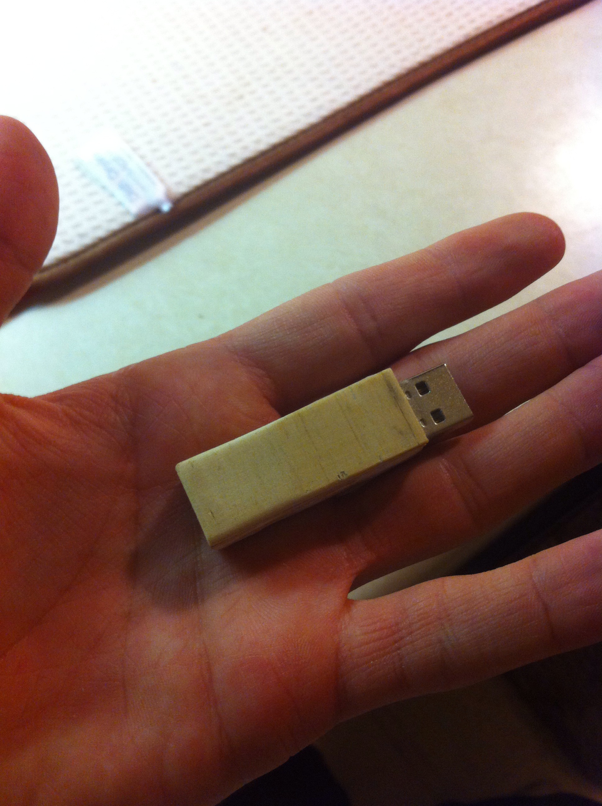 Plywood USB Drive Cover