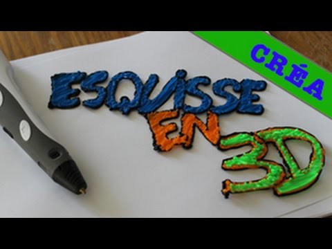 &amp;Eacute;CRIRE EN 3D ✒ Test stylo 3d brush