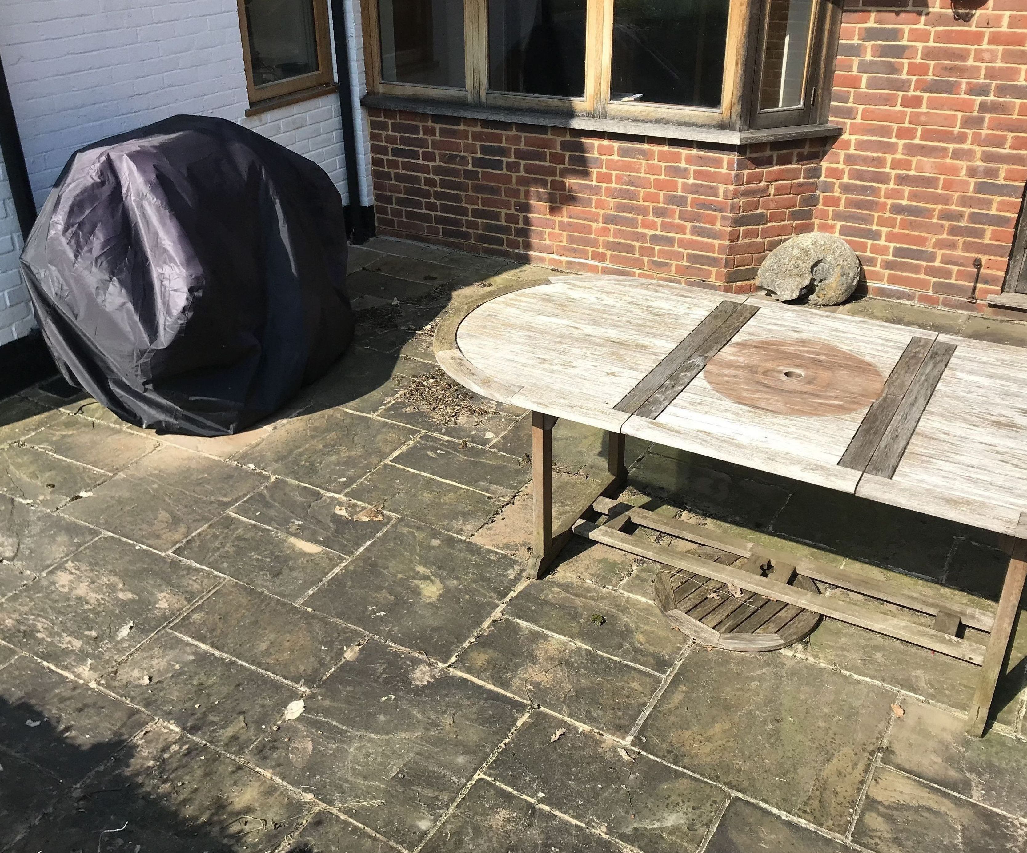Patio Transformation- Easy With Great Results!