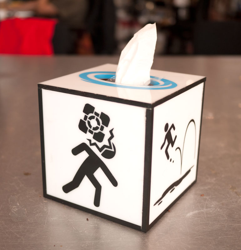 Portal Tissue Box