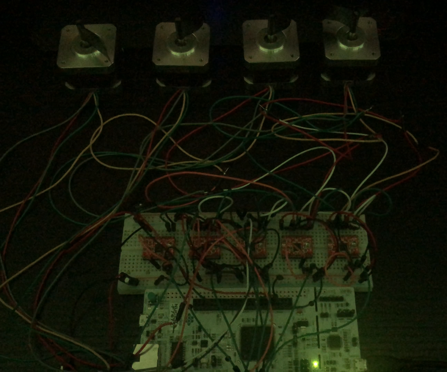 Making Music With Multiple Stepper Motors