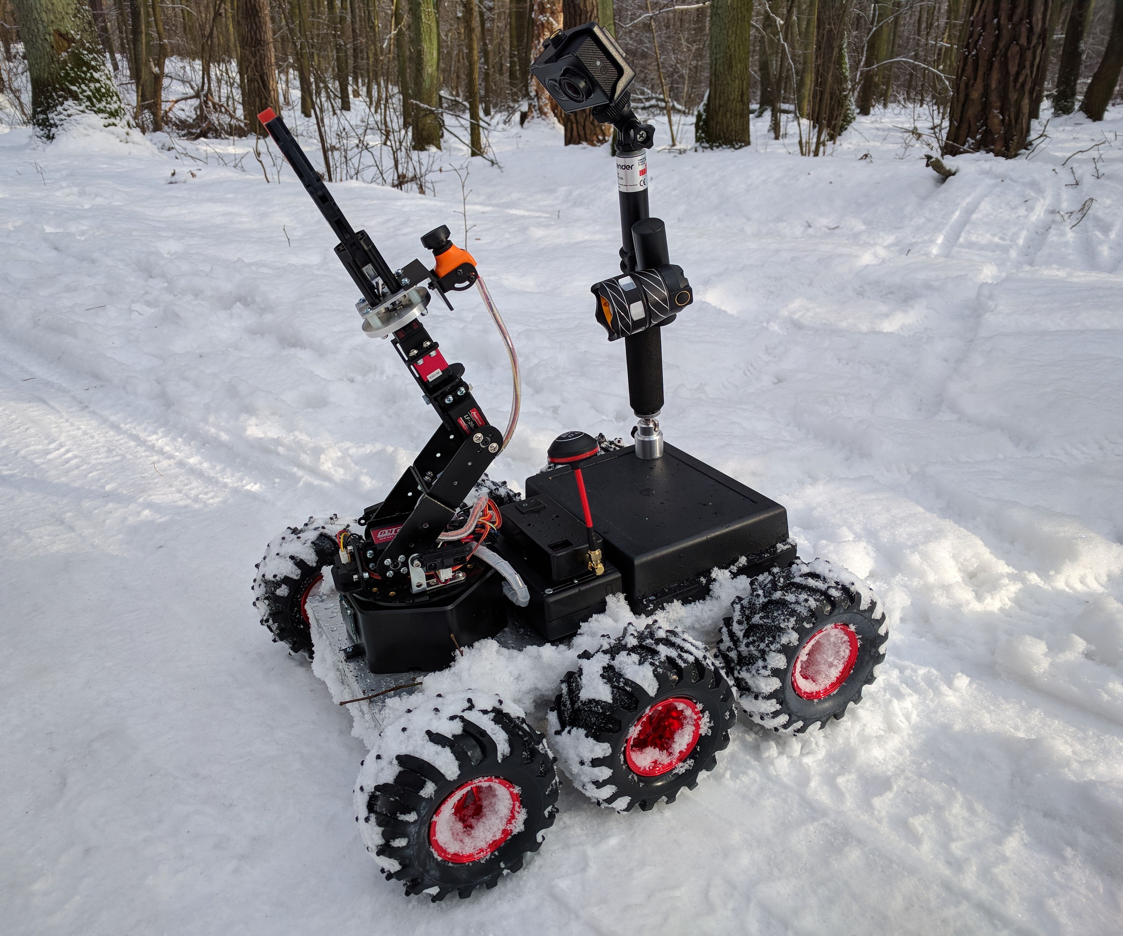 Remote Controlled 6WD All Terrain Robot