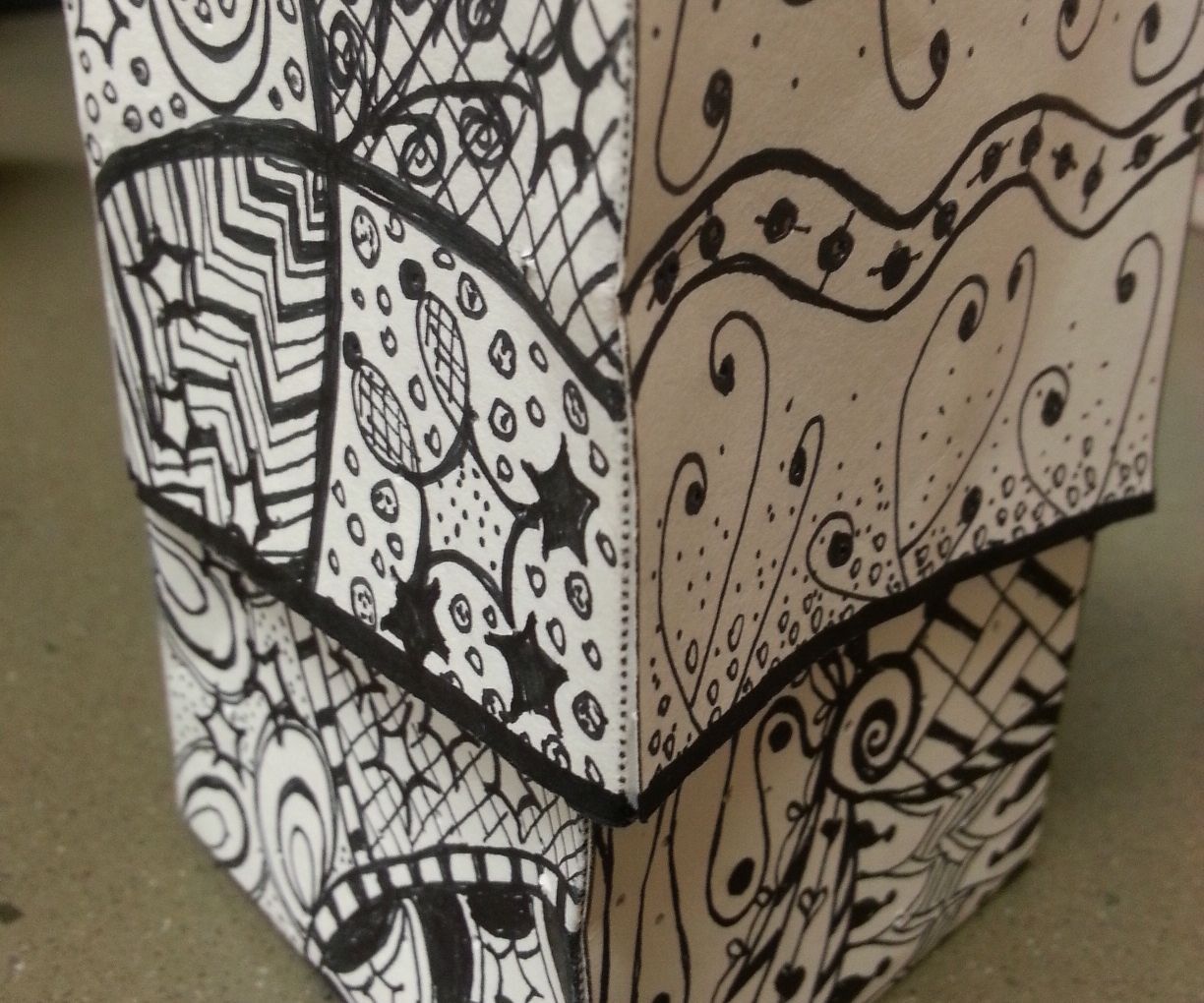 Zentangle Chibitronics Box