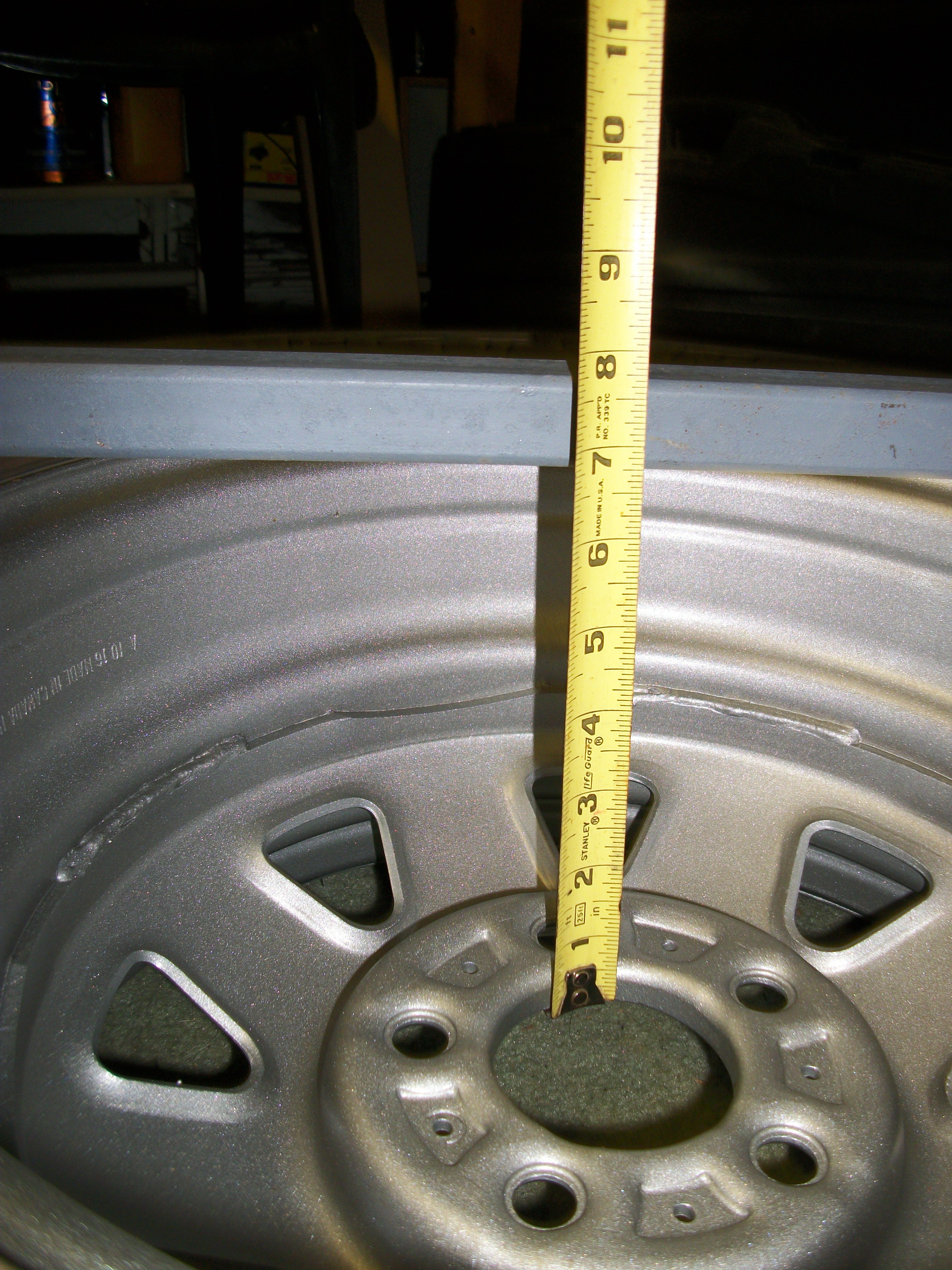 1D measure distance from bottom of mounting flange to top of rubber.write it down.ours was six and three quarter inches.JPG