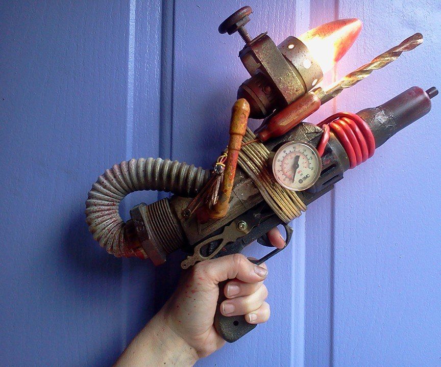 Steampunk Lamp Raygun