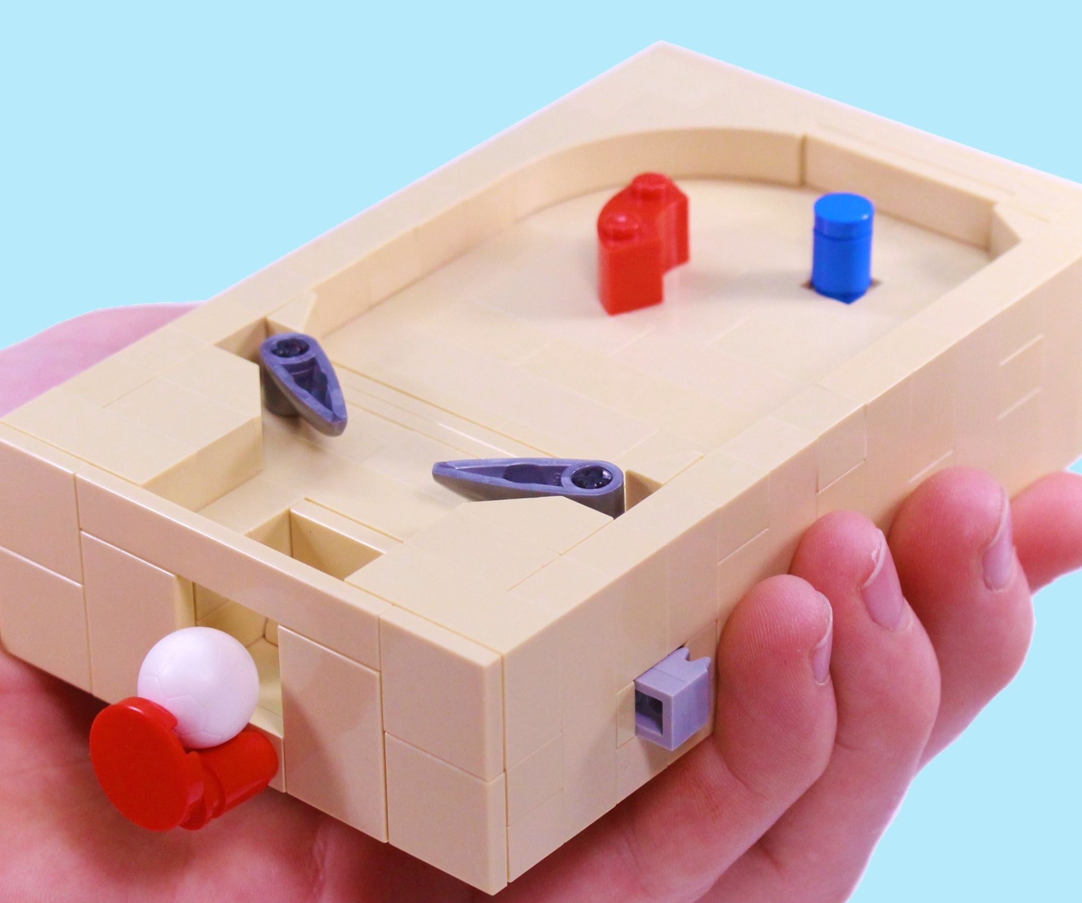 Working Mini Lego Pinball Machine