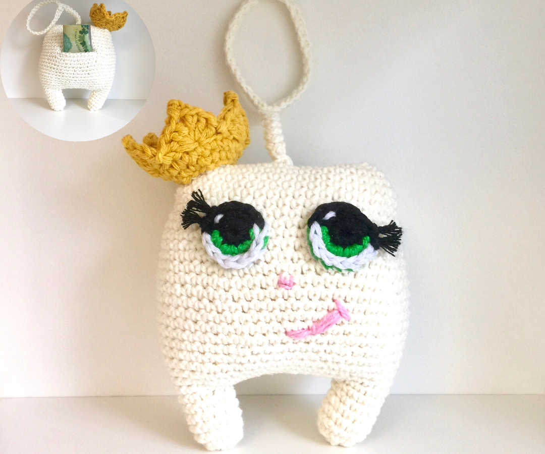 How to Crochet a Tooth Pillow Pal With Hidden Pocket